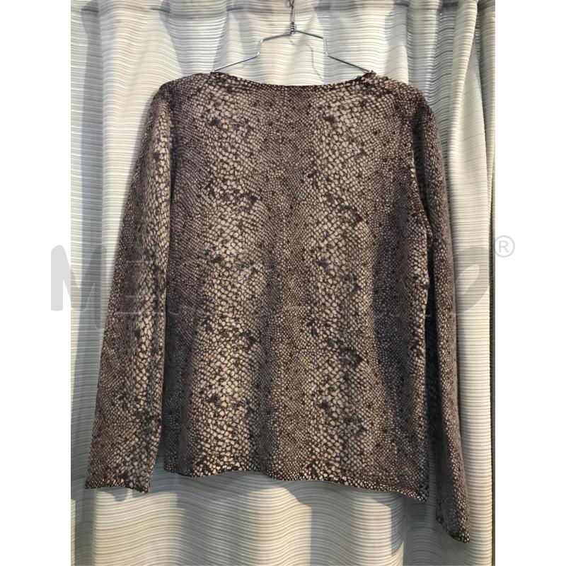 MAGLIONCINO NEIMAN MARCUS 100 CASHMERE BEIGE MARRONE  | Mercatino dell'Usato Faenza 3