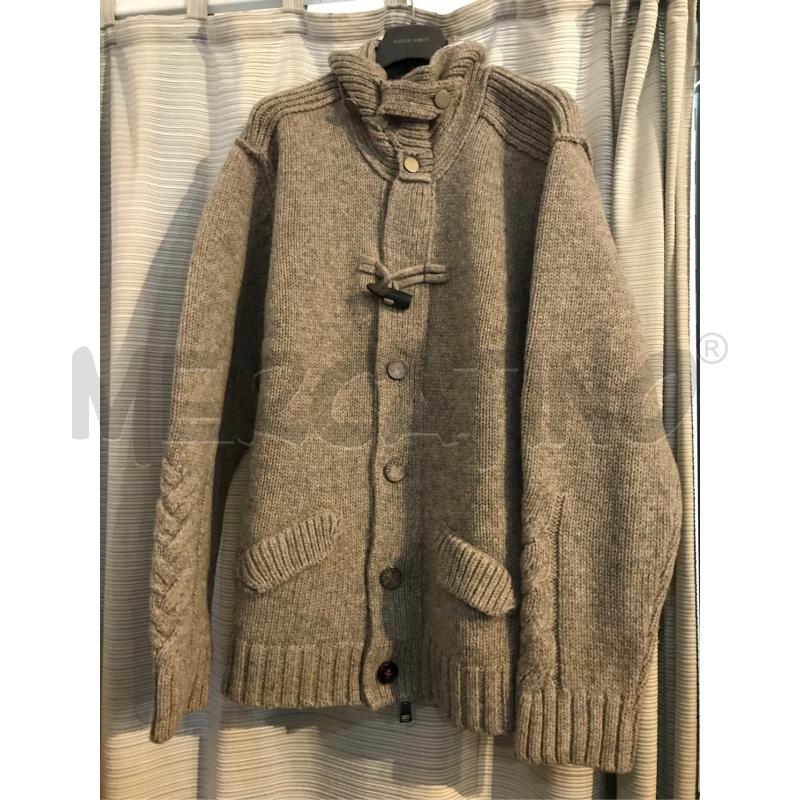 MAGLIONE UOMO JEORDIES BEIGE ZIP BOTTONI 100 LANA XL | Mercatino dell'Usato Faenza 1