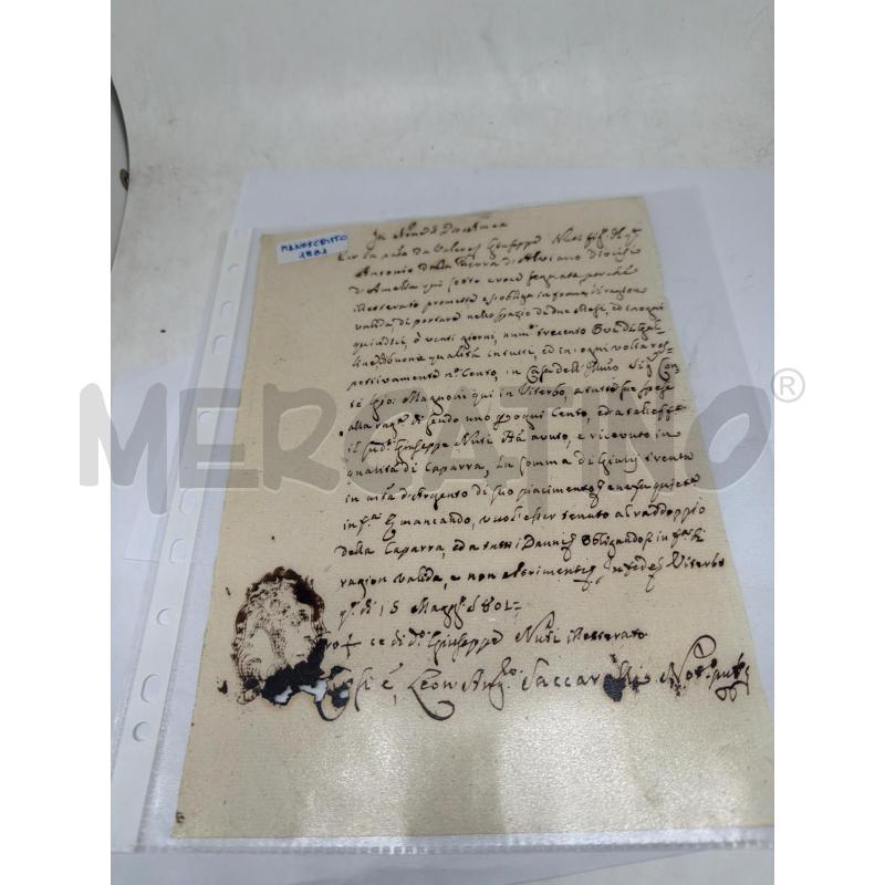MANOSCRITTI COLLEZIONE CARTACEA 800 | Mercatino dell'Usato Faenza 3