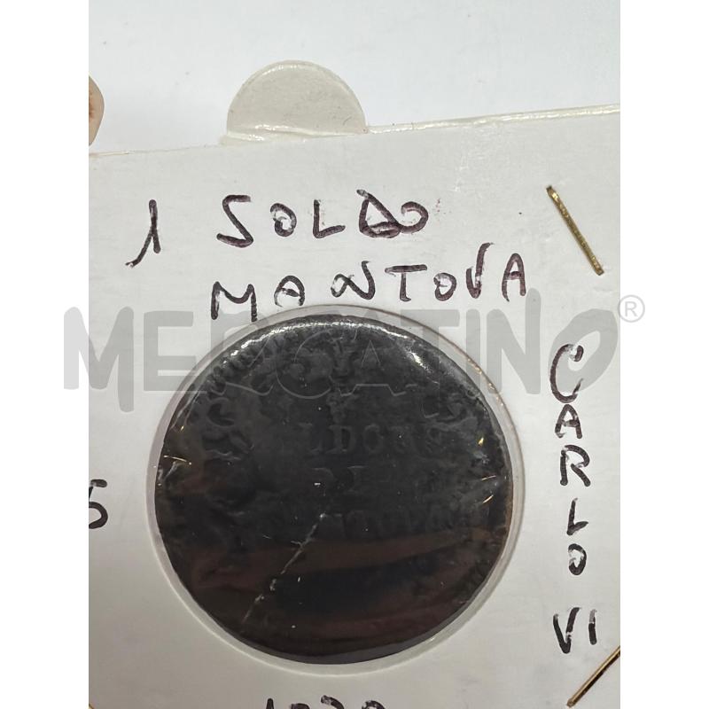 MANTOVA SOLDO 1732 CARLO VI D'ASBURGO 1 SOLDO  | Mercatino dell'Usato Faenza 3