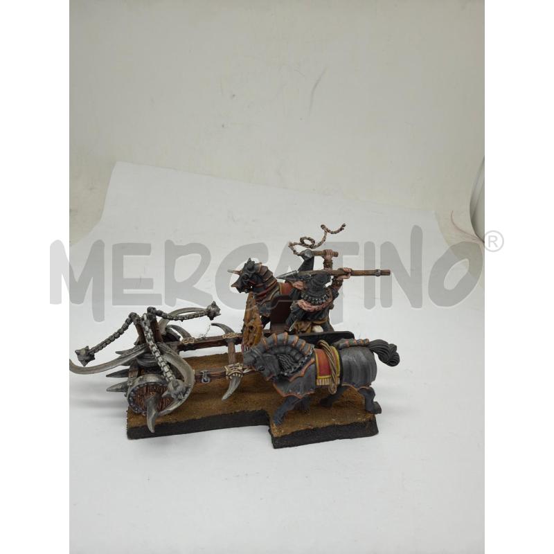 MINIATURA WARHAMMER CARRO DEL CHAOS DIPINTO  | Mercatino dell'Usato Faenza 1