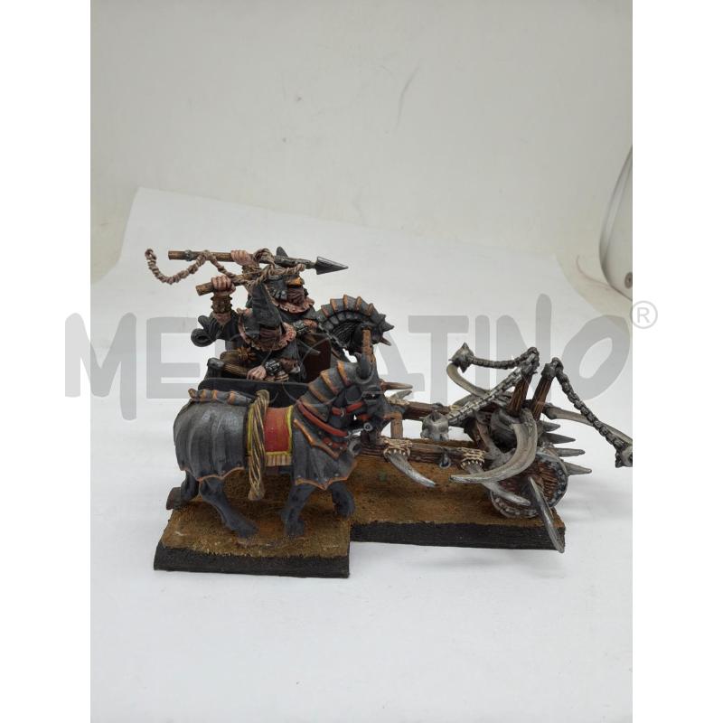 MINIATURA WARHAMMER CARRO DEL CHAOS DIPINTO  | Mercatino dell'Usato Faenza 3