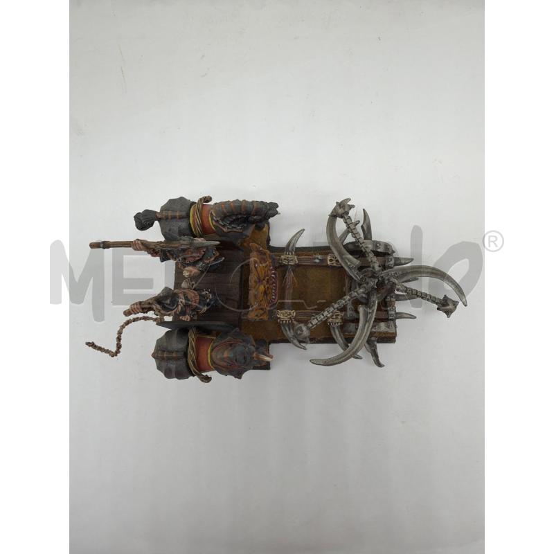 MINIATURA WARHAMMER CARRO DEL CHAOS DIPINTO  | Mercatino dell'Usato Faenza 4
