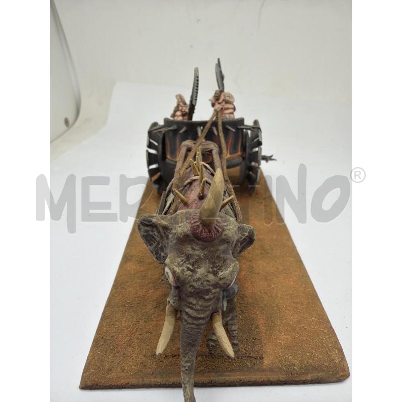 MINIATURA WARHAMMER CARRO MAMMUTH DIPINTO COLLEZIONE METALLO | Mercatino dell'Usato Faenza 2