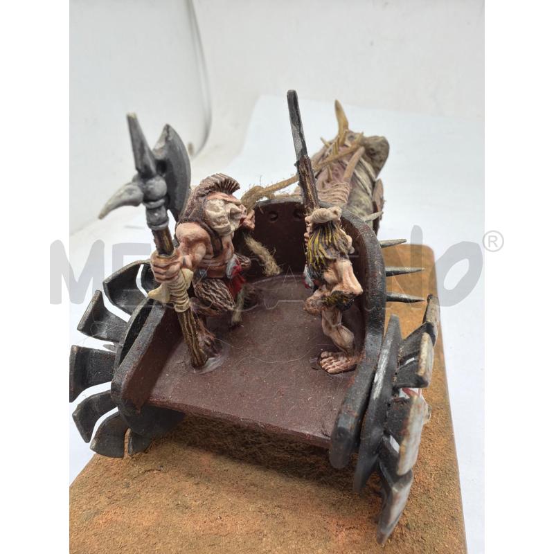 MINIATURA WARHAMMER CARRO MAMMUTH DIPINTO COLLEZIONE METALLO | Mercatino dell'Usato Faenza 4