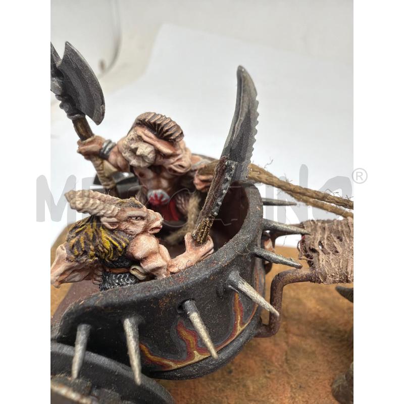 MINIATURA WARHAMMER CARRO MAMMUTH DIPINTO COLLEZIONE METALLO | Mercatino dell'Usato Faenza 5
