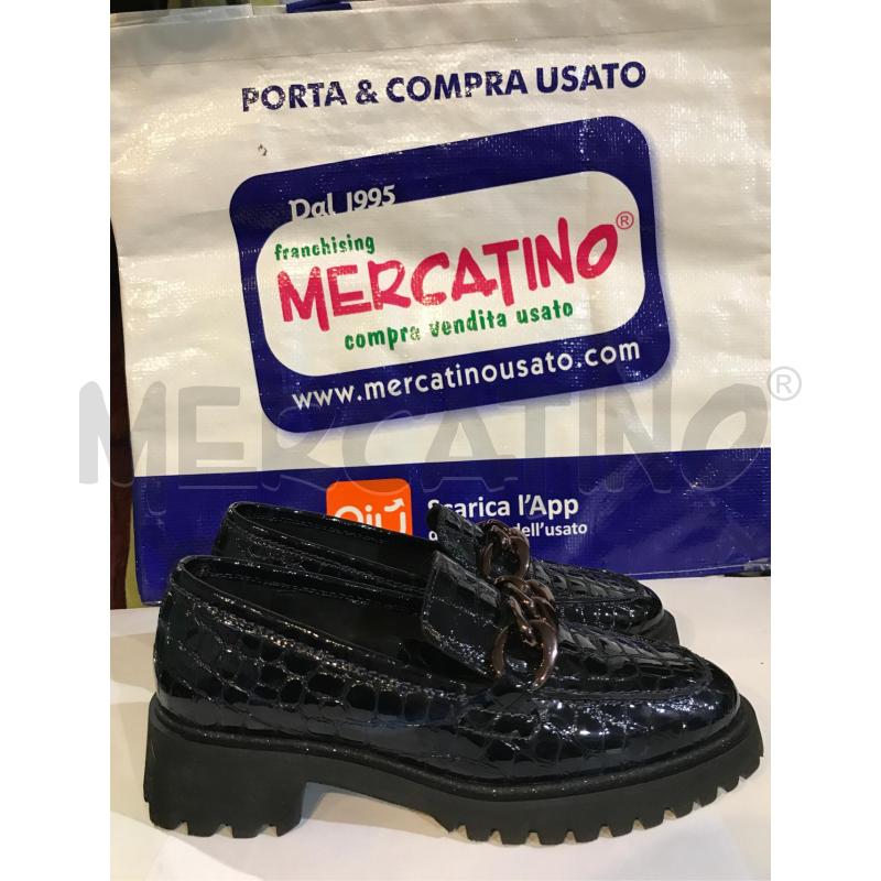 MOCASSINI DONNA ARA BLU STAMPA COCCO  | Mercatino dell'Usato Faenza 4