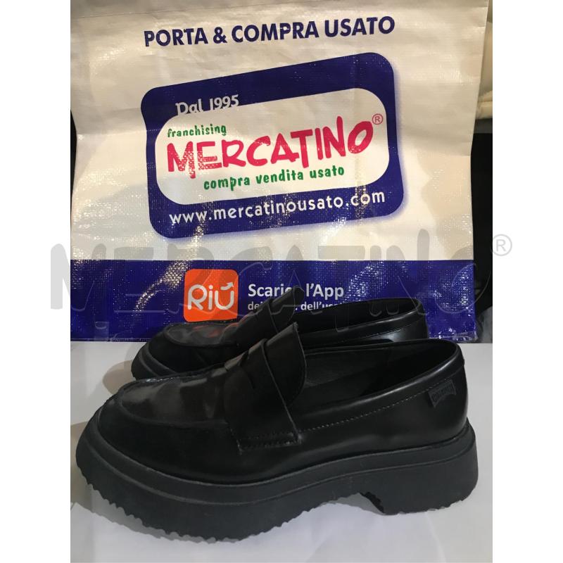 MOCASSINI DONNA CAMPER WALDEN NERO PELLE 35 CALZATA ABBONDANTE | Mercatino dell'Usato Faenza 1