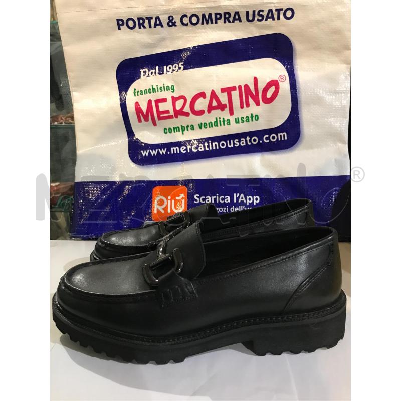 MOCASSINI DONNA GRUNLAND PELLE NERA 40 NUOVO | Mercatino dell'Usato Faenza 1