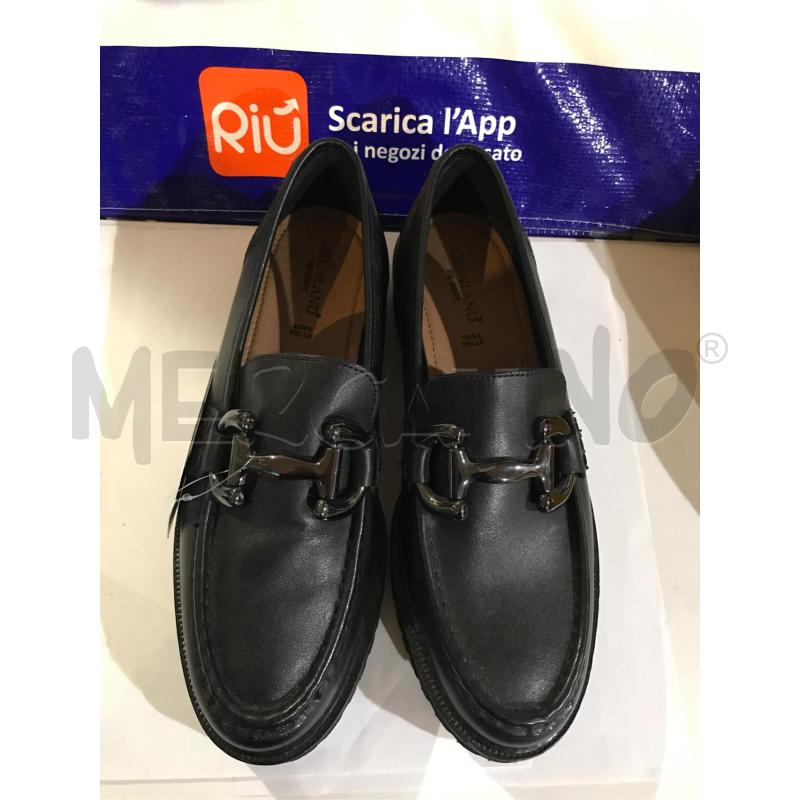 MOCASSINI DONNA GRUNLAND PELLE NERA 40 NUOVO | Mercatino dell'Usato Faenza 2