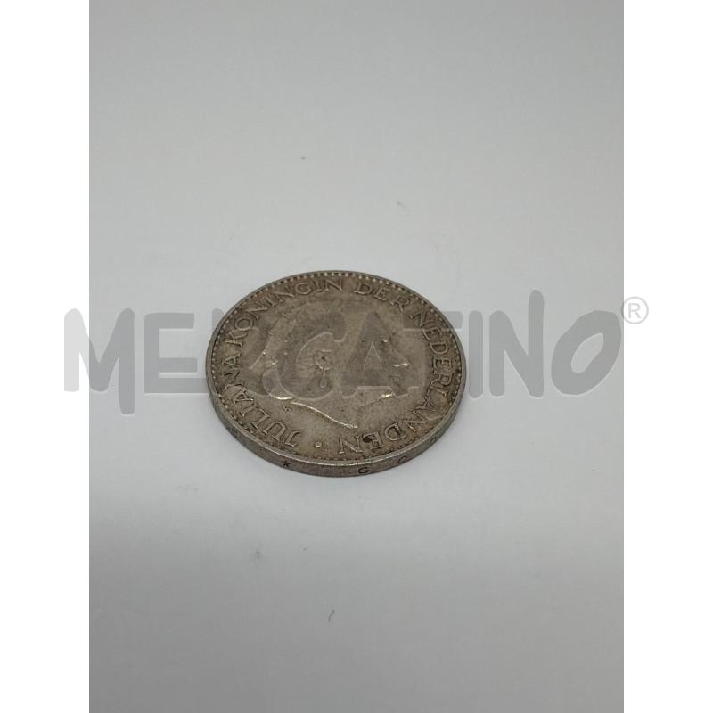 MONETA 1 GULDEN 1958, OLANDA NEDERLAND JULIANA ARGENTO | Mercatino dell'Usato Faenza 2