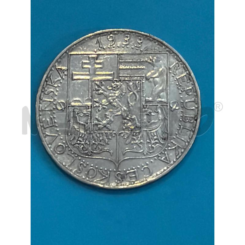MONETA ARGENTO CECOSLOVACCHIA, 20 CORONE 1933, ARGENTO | Mercatino dell'Usato Faenza 1