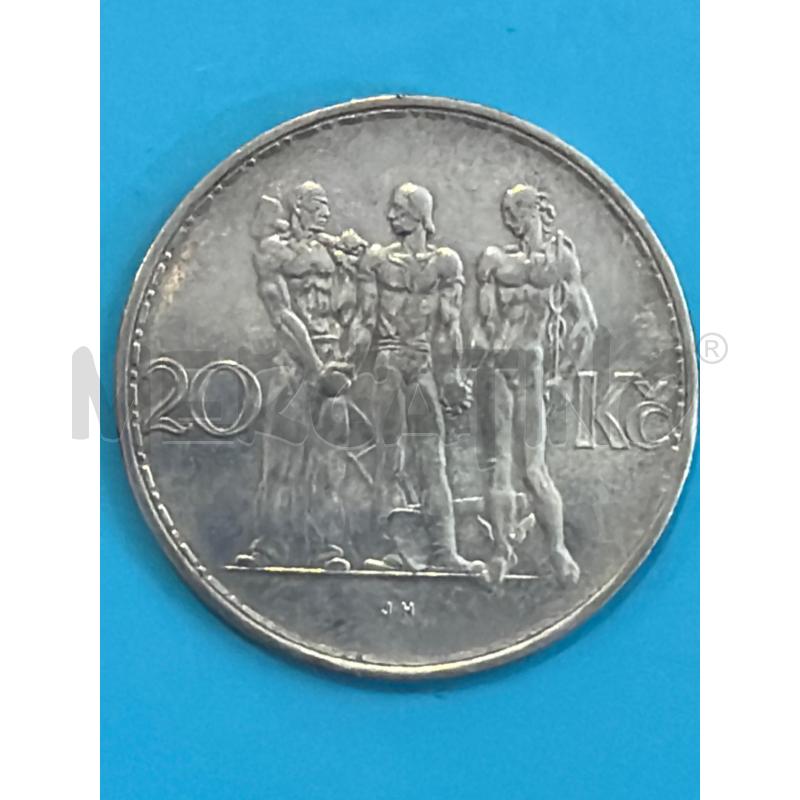 MONETA ARGENTO CECOSLOVACCHIA, 20 CORONE 1933, ARGENTO | Mercatino dell'Usato Faenza 2
