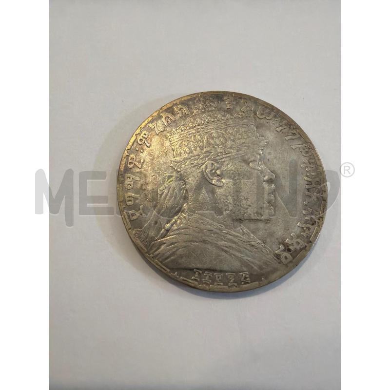 MONETA ARGENTO ETIOPIA 1 BIRR MENELIK II 1892/1903 | Mercatino dell'Usato Faenza 3
