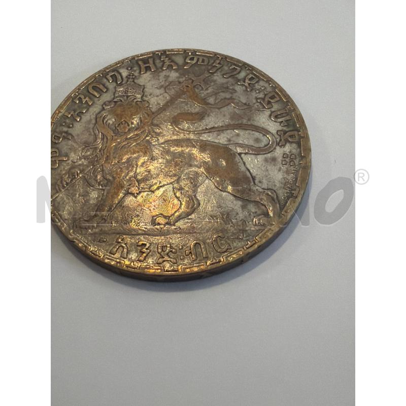 MONETA ARGENTO ETIOPIA 1 BIRR MENELIK II 1892/1903 | Mercatino dell'Usato Faenza 5