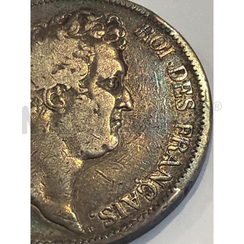 MONETA ARGENTO LOUIS PHILIPPE 1830-1848 - 5 FRANCHI 1830  | Mercatino dell'Usato Faenza 2
