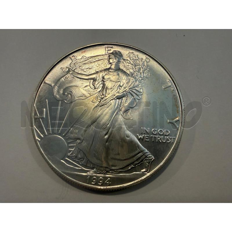 MONETA ARGENTO USA LIBERTY DOLLAR 1 OZ 1994 | Mercatino dell'Usato Faenza 1