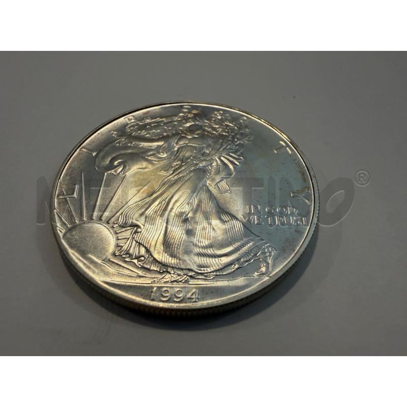 MONETA ARGENTO USA LIBERTY DOLLAR 1 OZ 1994 | Mercatino dell'Usato Faenza 2