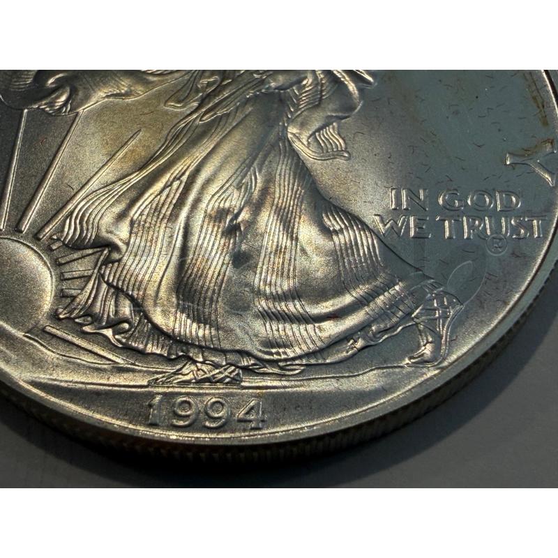 MONETA ARGENTO USA LIBERTY DOLLAR 1 OZ 1994 | Mercatino dell'Usato Faenza 3