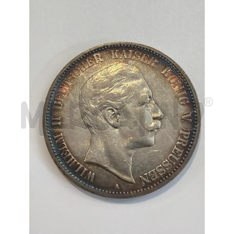 MONETA GERMANIA 5 MARK 1907 REICH WILHELM II | Mercatino dell'Usato Faenza 1