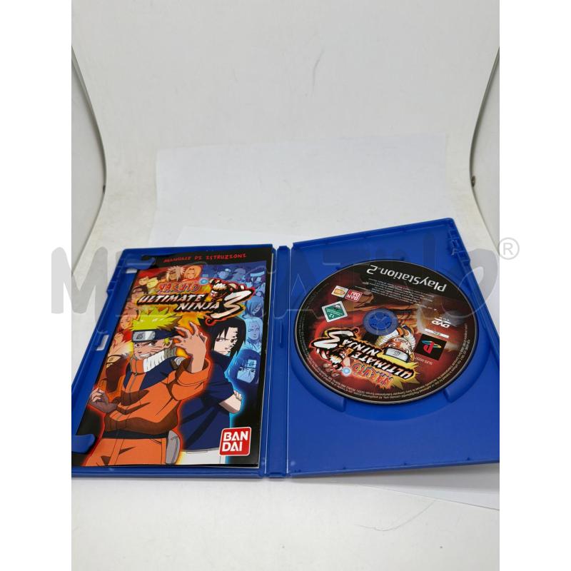 NARUTO ULTIMATE NINJA 3 - PLAYSTATION 2 VERSIONE ITALIANA PS2 | Mercatino dell'Usato Faenza 2