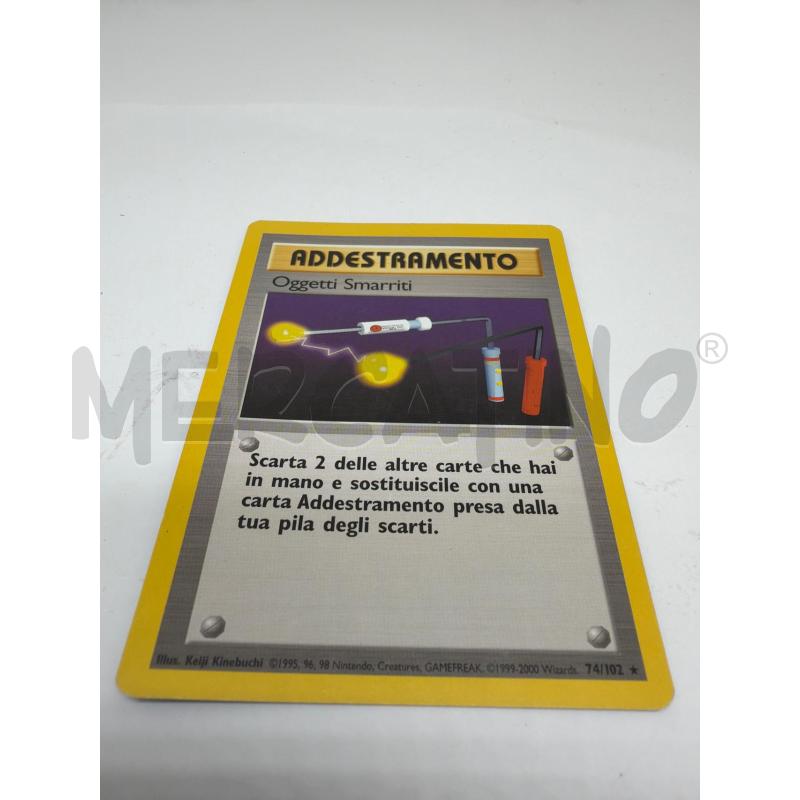 OGGETTI SMARRITI 74/102 SET BASE CARTA POKEMON | Mercatino dell'Usato Faenza 2