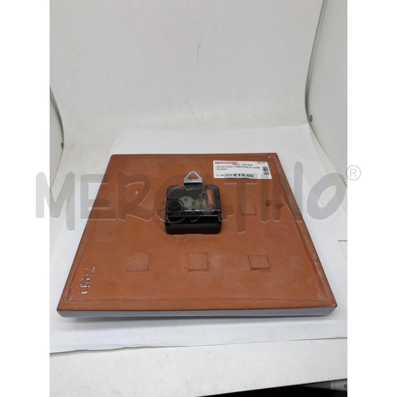 OROLOGIO CERAMICA GAROFANO  | Mercatino dell'Usato Faenza 5