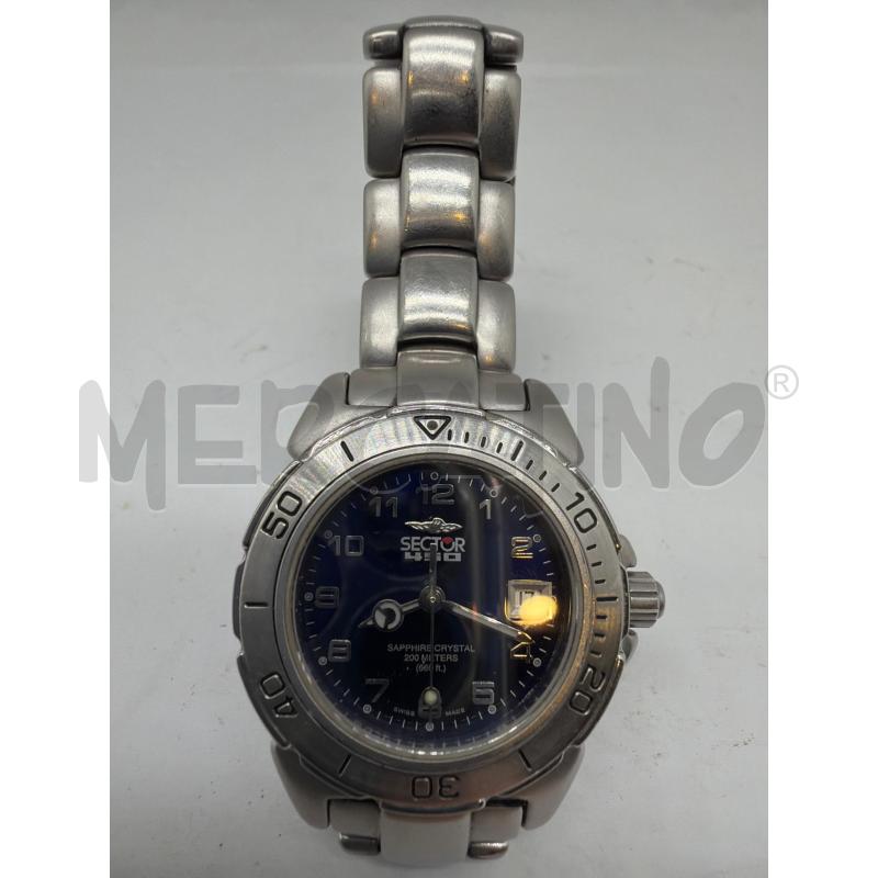 OROLOGIO DONNA SECTOR 450 ACCIAIO QUARZO PILA DATARIO  | Mercatino dell'Usato Faenza 1