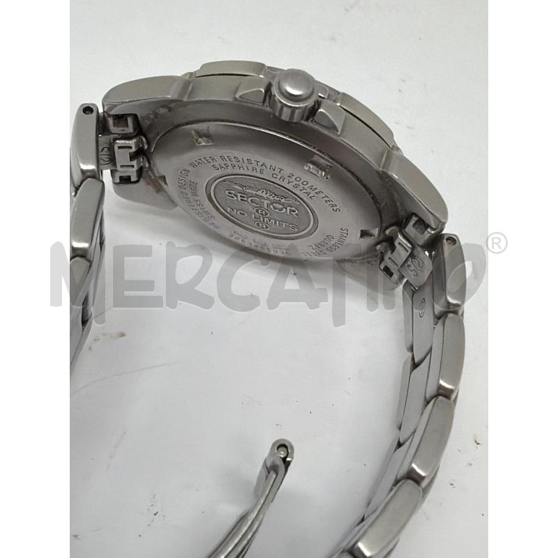 OROLOGIO DONNA SECTOR 450 ACCIAIO QUARZO PILA DATARIO  | Mercatino dell'Usato Faenza 3