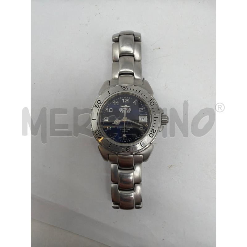 OROLOGIO DONNA SECTOR 450 ACCIAIO QUARZO PILA DATARIO  | Mercatino dell'Usato Faenza 4