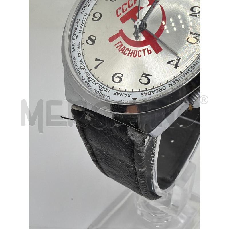 OROLOGIO RUSSO MECCANICO CCCP WORLD TIMER TIME  | Mercatino dell'Usato Faenza 3