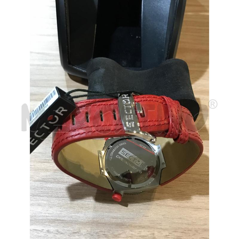 OROLOGIO SECTOR SEMINUOVO CHRONO SILVER RED STRAP | Mercatino dell'Usato Faenza 3