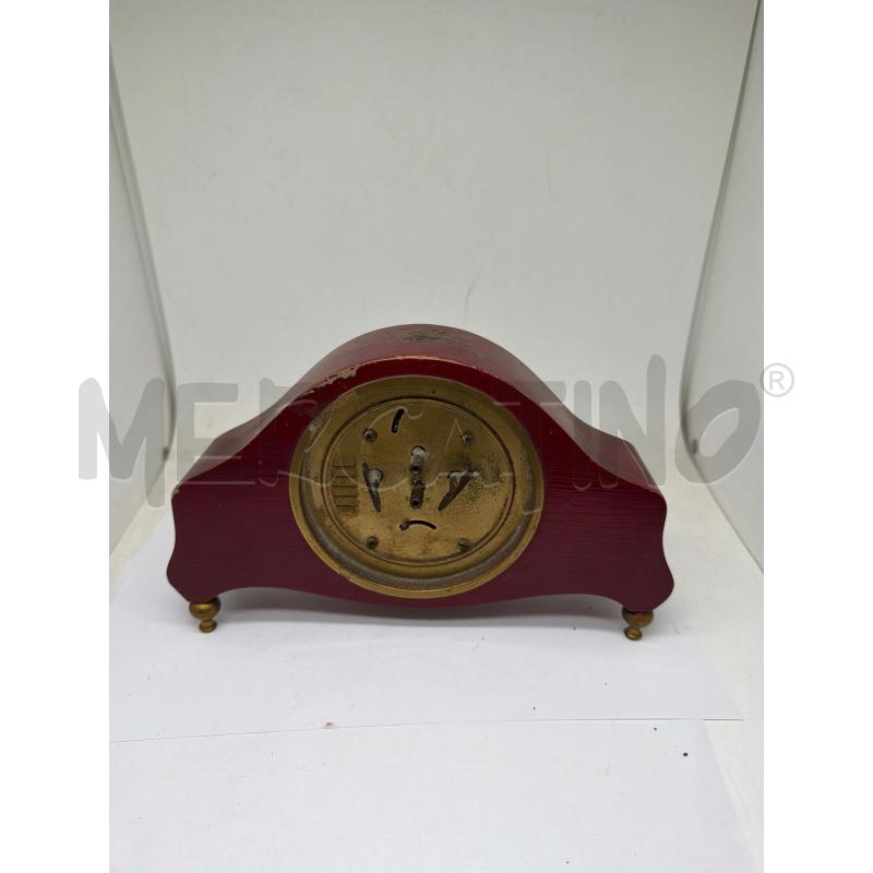 OROLOGIO VESGLIA DA TAVOLO SCOCCA LEGNO DIPINTO | Mercatino dell'Usato Faenza 5