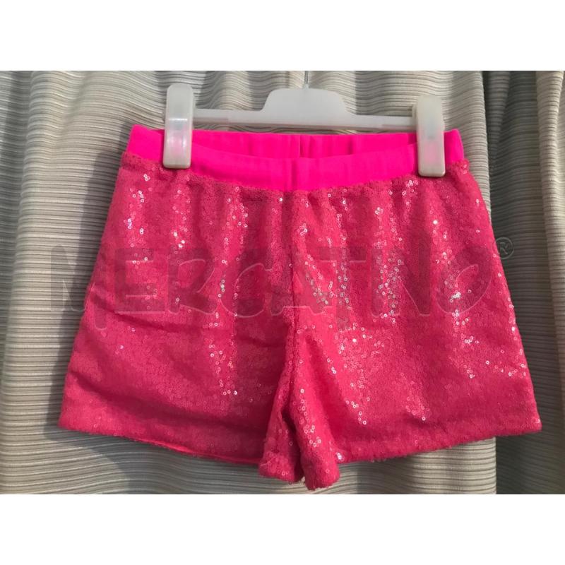 PANTALONCINO BAMBINA PINKO FUCSIA PAILETTES TG 10 ANNI | Mercatino dell'Usato Faenza 1