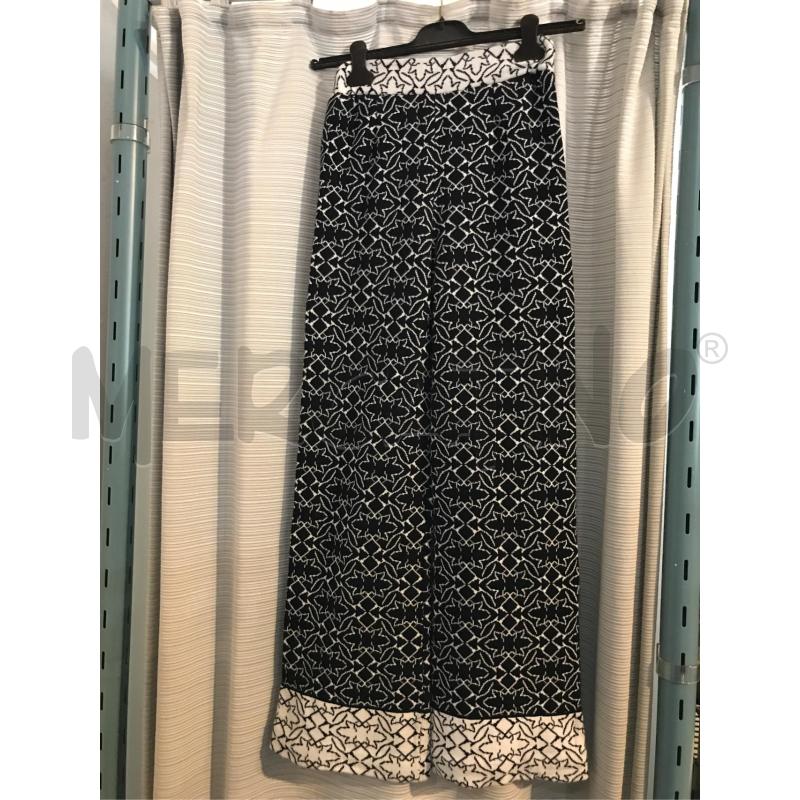 PANTALONE DONNA BIROYAL 100LANA BIANCO NERO DISEGNI TG XS | Mercatino dell'Usato Faenza 3