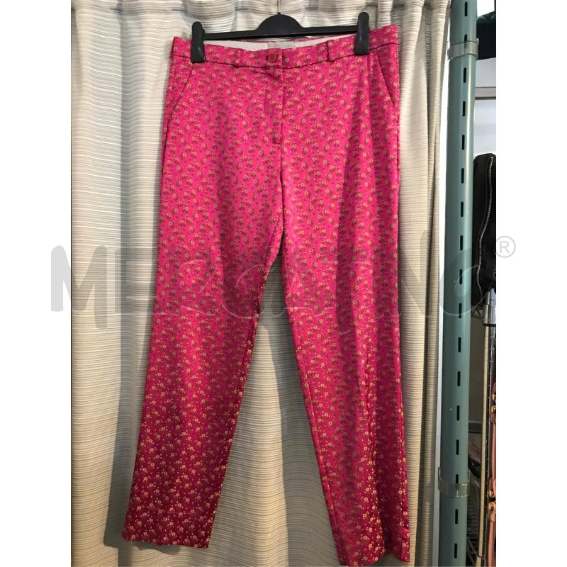PANTALONE DONNA ETRO FUXIA FIORE GIALLO | Mercatino dell'Usato Faenza 1