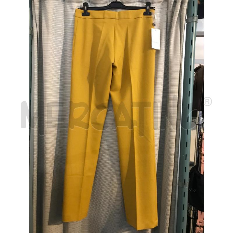 PANTALONE DONNA NUOVO CANNELLA GIALLO TG 44 | Mercatino dell'Usato Faenza 2