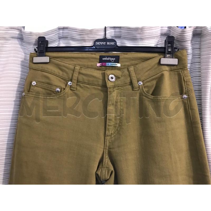 PANTALONE DONNA OTTOD'AME TROMBETTA VERDE OLIVA 40/42 | Mercatino dell'Usato Faenza 2