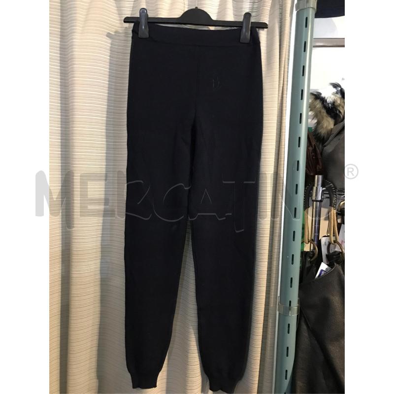 PANTALONE DONNA PAROSH IN MAGLIA BLU RIGA BIANCO VERDE | Mercatino dell'Usato Faenza 2