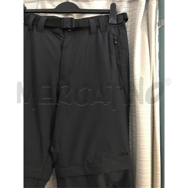PANTALONE UOMO CMP NERO TRASFORMABILE TREKKING  | Mercatino dell'Usato Faenza 2