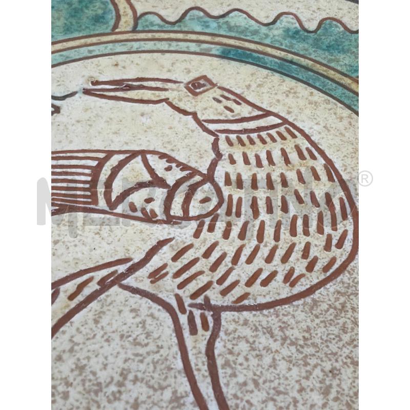 PIATTO CERAMICA FAENZA E.CARLINI FAENZA  | Mercatino dell'Usato Faenza 3