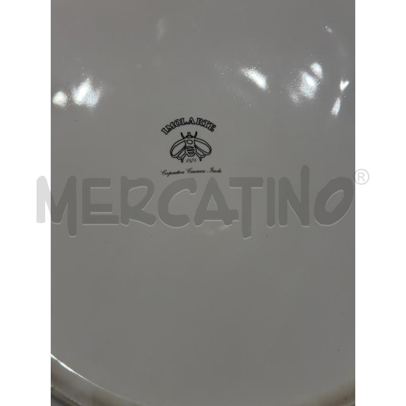 PIATTO DECALCOMANIA CERAMICA IMOLA COLLEZIONE CM40 RAFFAELESCA DAMA | Mercatino dell'Usato Faenza 5