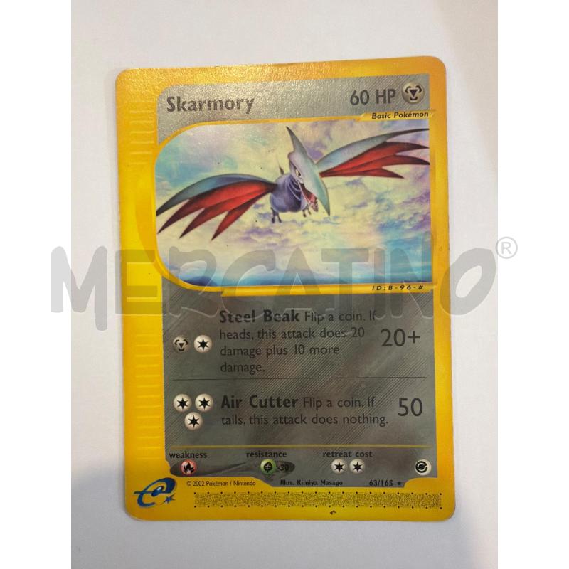 POKÉMON EXPEDITION RARA NONHOLO SKARMORY 63/165 PL ENG | Mercatino dell'Usato Faenza 1