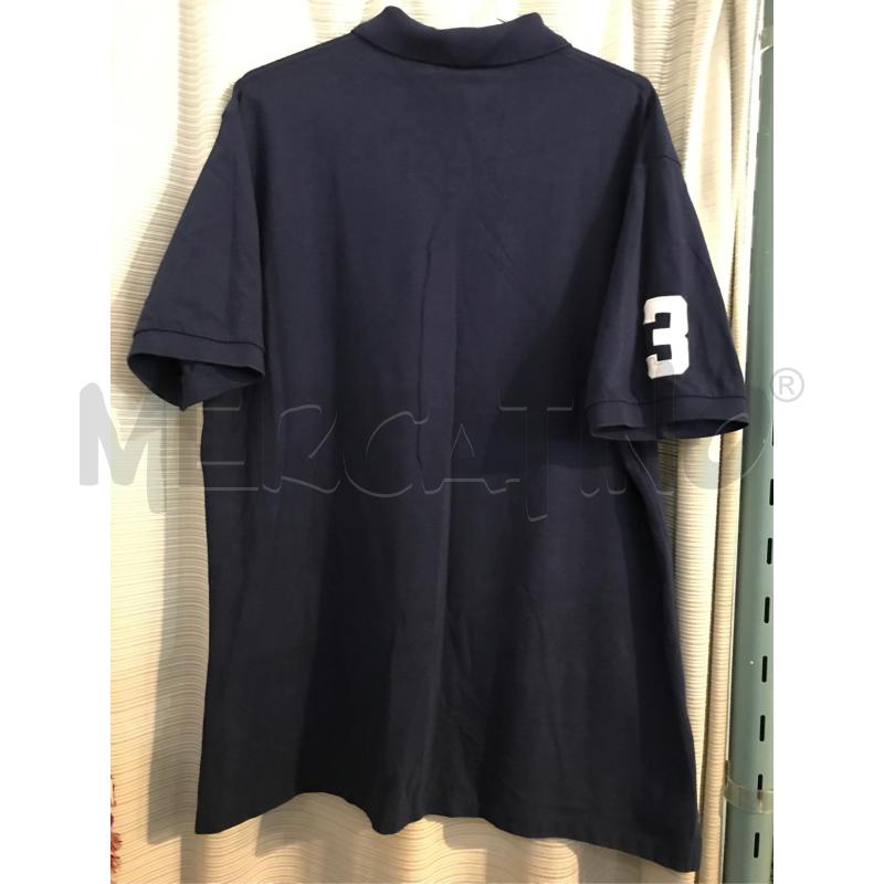 POLO UOMO POLO RALPH LAUREN BIG PONY BLU BIANCA TAGLIA 1XB XXL | Mercatino dell'Usato Faenza 3