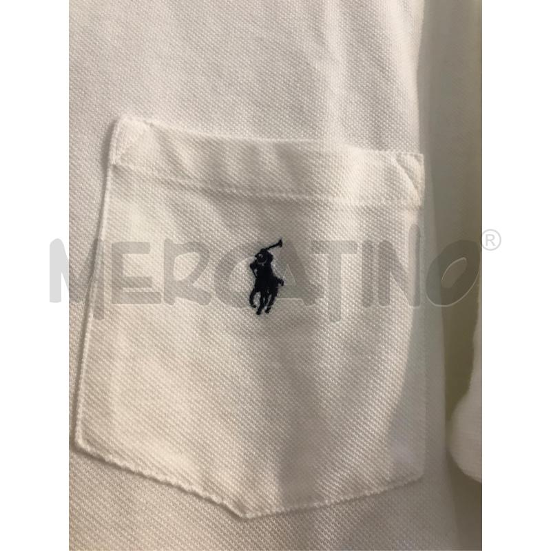 POLO UOMO RALPH LAUREN BIANCA TASCHINO L | Mercatino dell'Usato Faenza 2