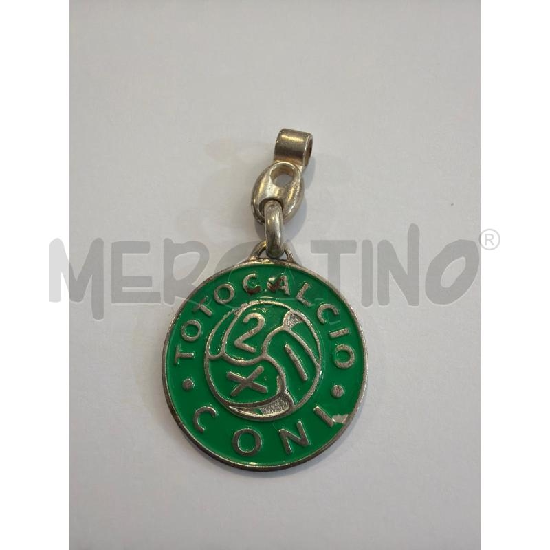 PORTA CHIAVI TOTOCALCIO CONI CALCIO SCHEDINA COLLEZIONE SMALTATO  | Mercatino dell'Usato Faenza 1