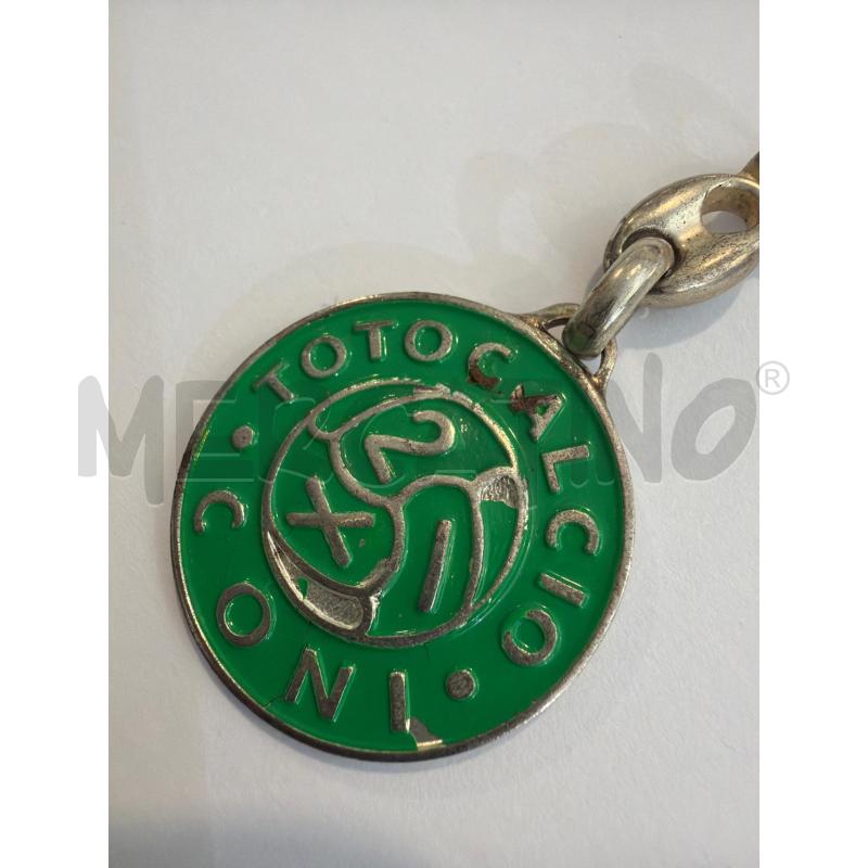 PORTA CHIAVI TOTOCALCIO CONI CALCIO SCHEDINA COLLEZIONE SMALTATO  | Mercatino dell'Usato Faenza 2