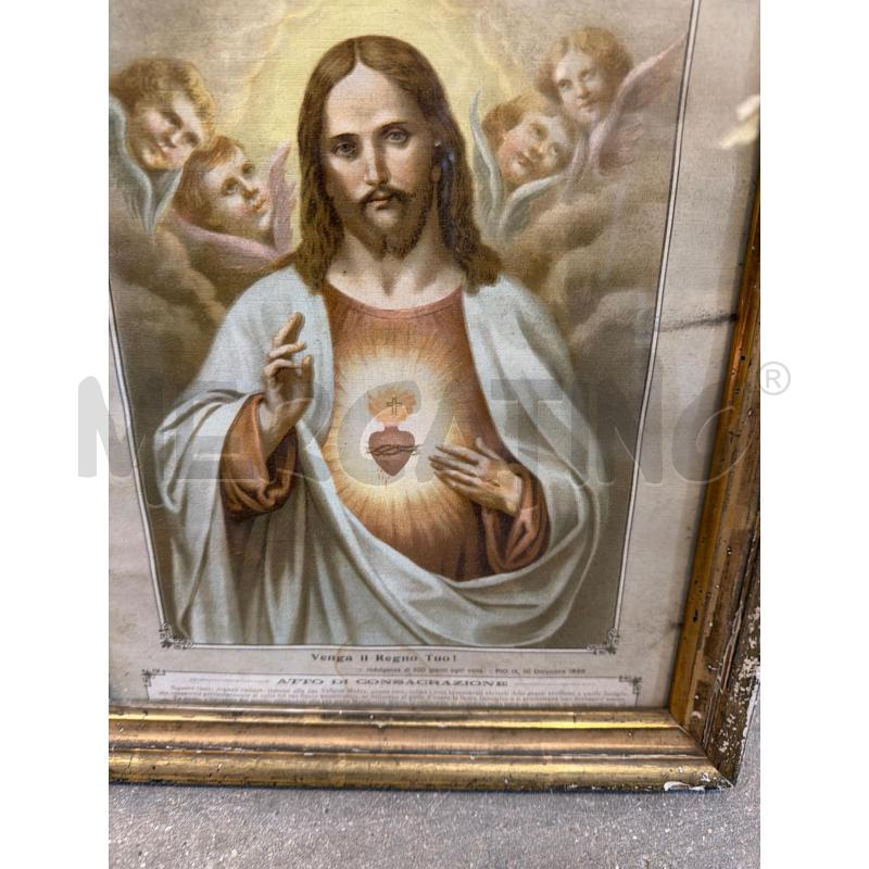 QUADRETTO CUORE DIVINO DI GESU' COLLEZIONE ARREDO | Mercatino dell'Usato Faenza 3