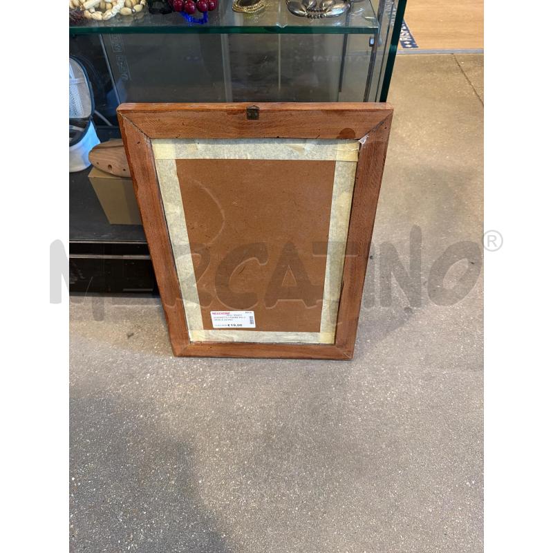 QUADRETTO PADRE PIO CORNICE LEGNO  | Mercatino dell'Usato Faenza 4