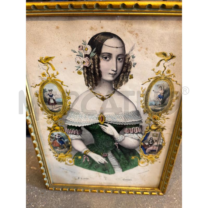 QUADRETTO STAMPA D'EPOCACOLLEZIONE ARREDO | Mercatino dell'Usato Faenza 2